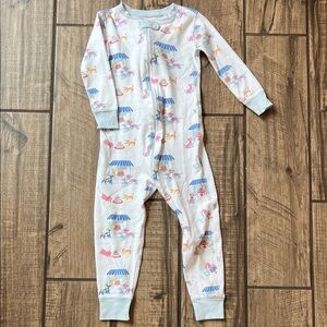 The Beaufort Bonnet Company Circus Print Footie